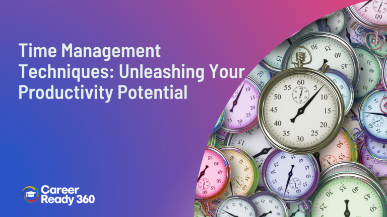 Time Management Techniques Unleashing Your Productivity Potential