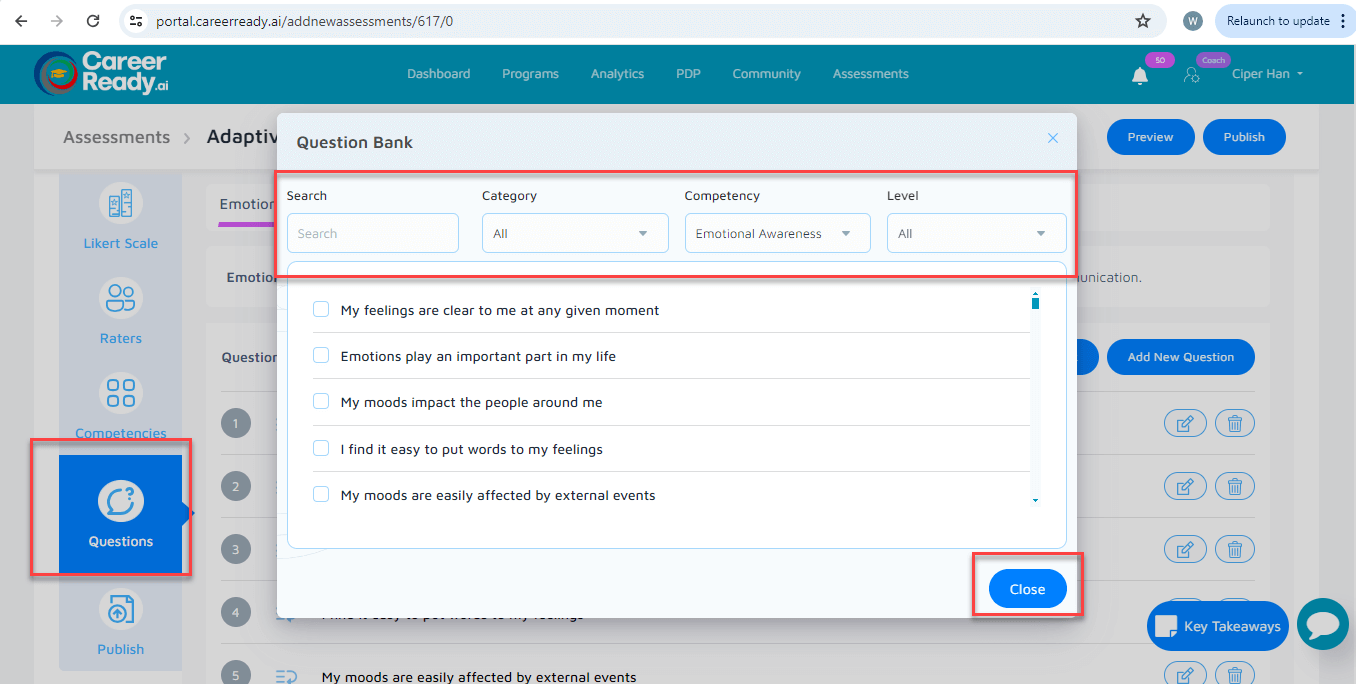 create custom assessment Questions (3)