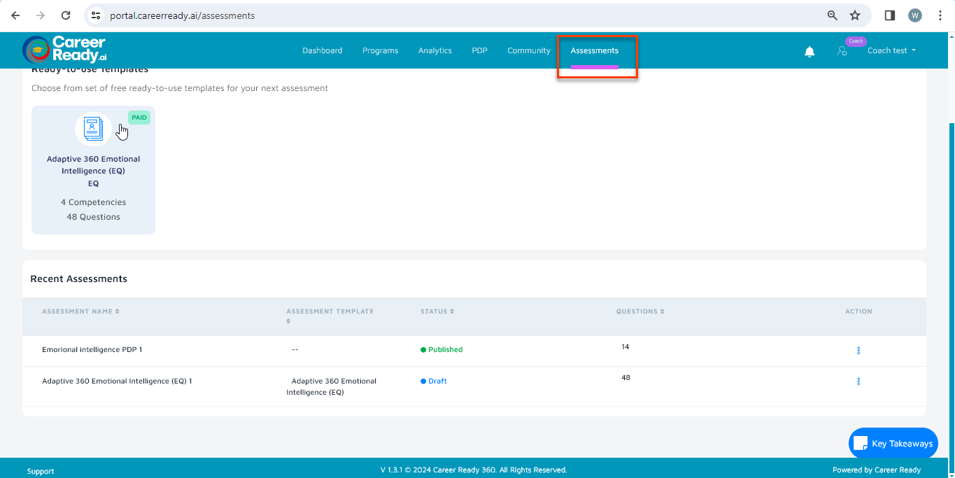 how to duplicate assessment